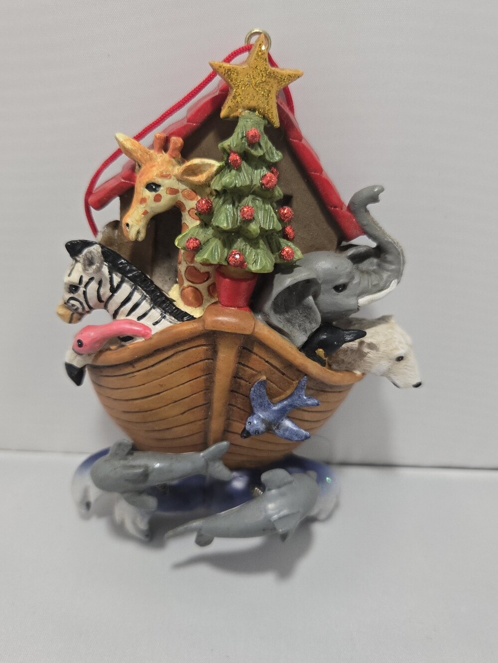 Noahs Ark Holiday Ornament - Multi-Color